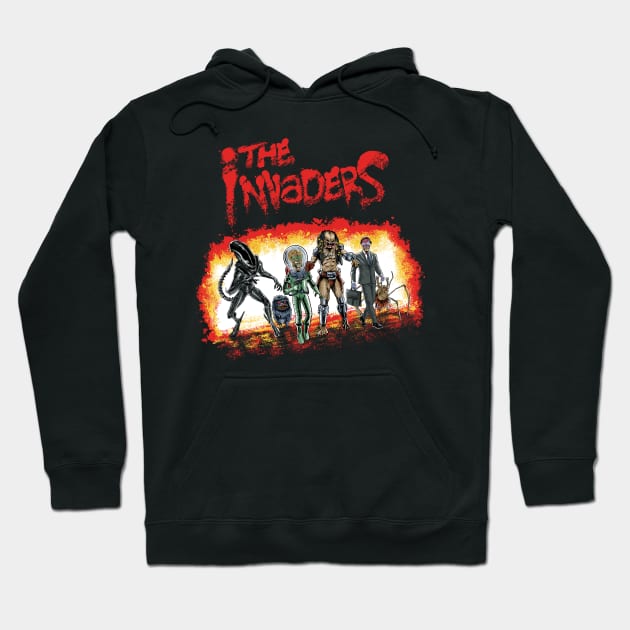 The Invaders Hoodie by Zascanauta